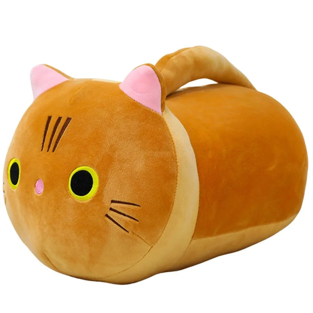Pliušinis rusvas katinas su uodega 40 cm